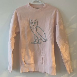 OVO baby pink hoodie